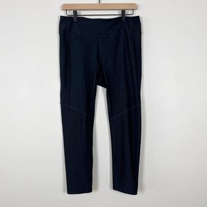 Outdoor Voices High Rise Cropped Heather Gray Leggings Size XL